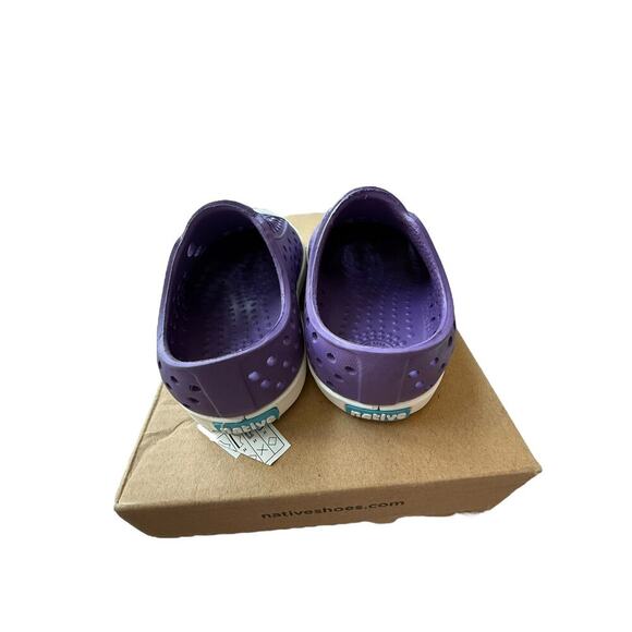 NIB Native Girls Purple Jefferson Slip On Shoes Size 4 - Picture 5 of 7